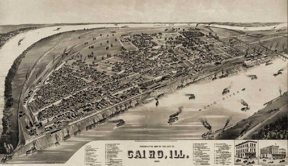 Cairo, Illinois Aerial